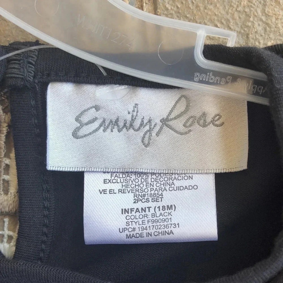 Halloween Witch Outfit Infant Girl Size 18M Costume Spooky Holiday Party - Picture 4 of 5